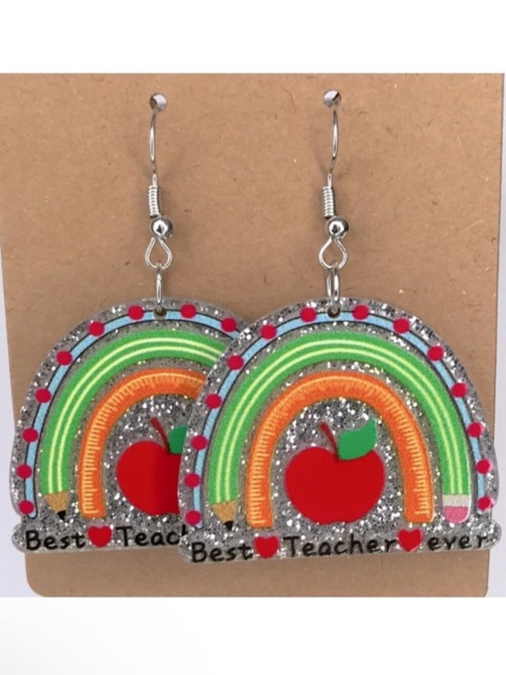 *LAST SET* Books Shaped Dangle Earrings For Teacher Fashion Jewelry